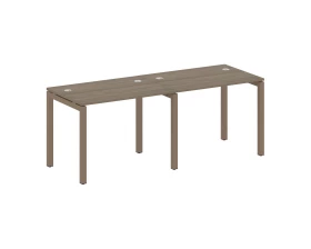 Рабочая станция на 2 места на П-образном м/к 2000x720x750 Metal System Quattro 5x5 images