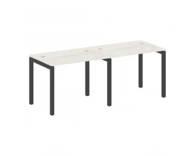 Рабочая станция на 2 места на П-образном м/к 2000x720x750 Metal System Quattro 5x5 images