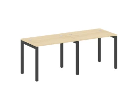 Рабочая станция на 2 места на П-образном м/к 2000x720x750 Metal System Quattro 5x5 images