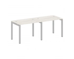 Рабочая станция на 2 места на П-образном м/к 2000x720x750 Metal System Quattro 5x5 images