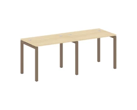 Рабочая станция на 2 места на П-образном м/к 2000x720x750 Metal System Quattro 5x5 images