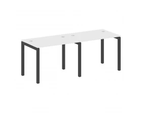 Рабочая станция на 2 места на П-образном м/к 2000x720x750 Metal System Quattro 5x5 images