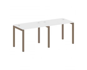 Рабочая станция на 2 места на П-образном м/к 2000x720x750 Metal System Quattro 5x5 images