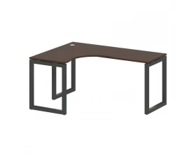 Стол криволинейный левый на О-образном м/к 1600x1200x750 Metal System Quattro 5x5 images