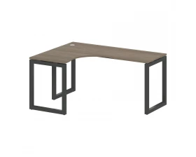 Стол криволинейный левый на О-образном м/к 1600x1200x750 Metal System Quattro 5x5 images