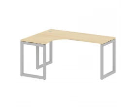 Стол криволинейный левый на О-образном м/к 1600x1200x750 Metal System Quattro 5x5 images
