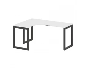 Стол криволинейный левый на О-образном м/к 1600x1200x750 Metal System Quattro 5x5 images