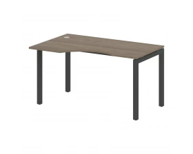 Стол криволинейный левый на П-образном м/к 1400x900x750 Metal System Quattro 5x5 images