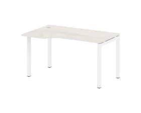 Стол криволинейный левый на П-образном м/к 1400x900x750 Metal System Quattro 5x5 images