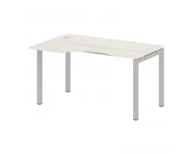 Стол криволинейный левый на П-образном м/к 1400x900x750 Metal System Quattro 5x5 images