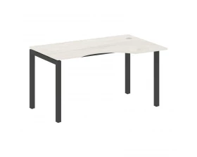 Стол криволинейный правый на П-образном м/к 1400x900x750 Metal System Quattro 5x5 images