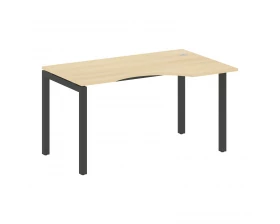 Стол криволинейный правый на П-образном м/к 1400x900x750 Metal System Quattro 5x5 images