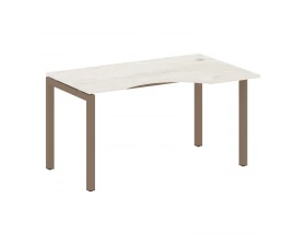 Стол криволинейный правый на П-образном м/к 1400x900x750 Metal System Quattro 5x5 images