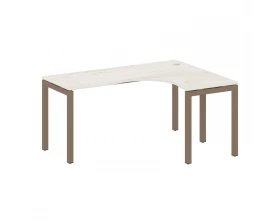 Стол криволинейный правый на П-образном м/к 1600x1200x750 Metal System Quattro 5x5 images