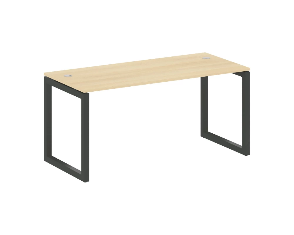 Стол письменный на О-образном м/к 1600x720x750 Metal System Quattro 5x5