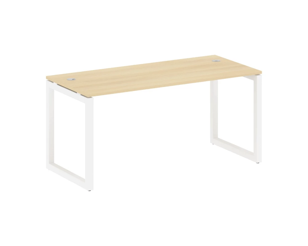 Стол письменный на О-образном м/к 1600x720x750 Metal System Quattro 5x5