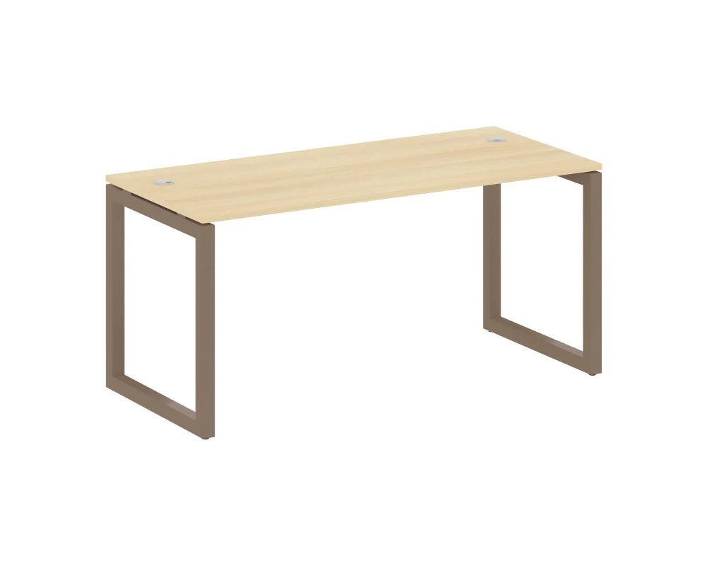 Стол письменный на О-образном м/к 1600x720x750 Metal System Quattro 5x5