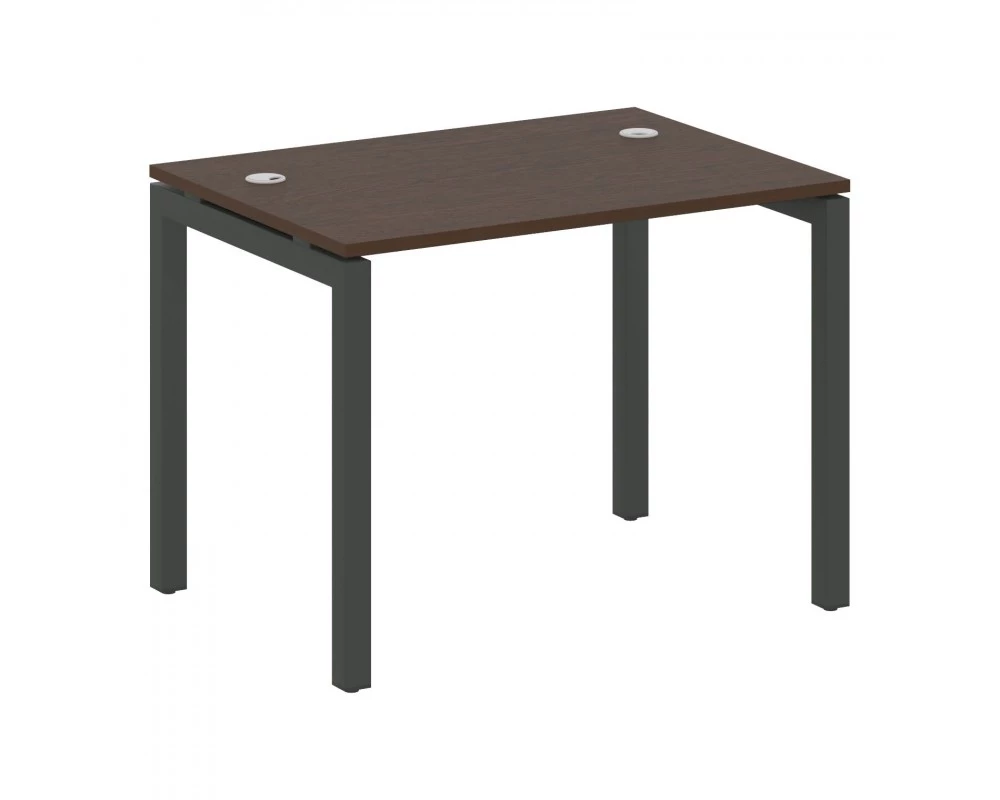 Стол письменный на П-образном м/к 1000x720x750 Metal System Quattro 5x5