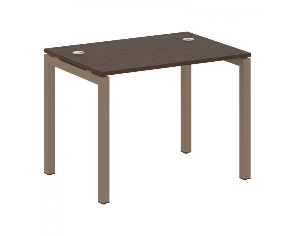 Стол письменный на П-образном м/к 1000x720x750 Metal System Quattro 5x5