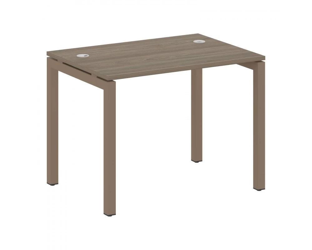 Стол письменный на П-образном м/к 1000x720x750 Metal System Quattro 5x5