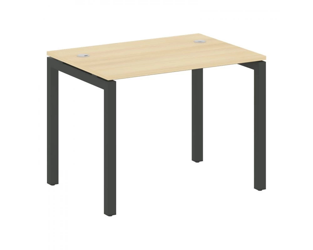 Стол письменный на П-образном м/к 1000x720x750 Metal System Quattro 5x5