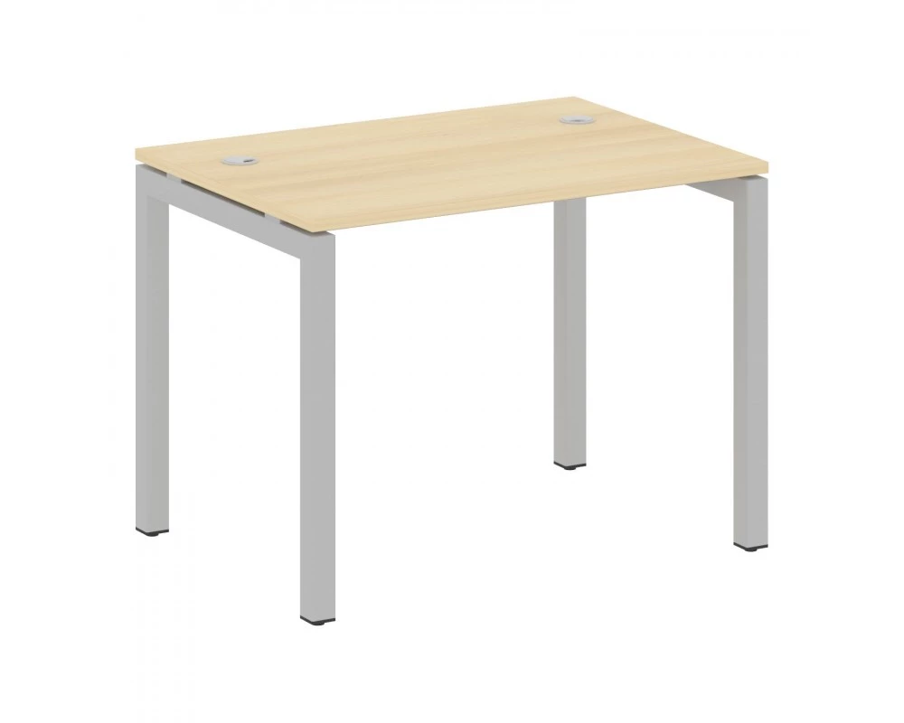 Стол письменный на П-образном м/к 1000x720x750 Metal System Quattro 5x5