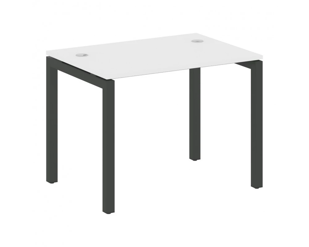 Стол письменный на П-образном м/к 1000x720x750 Metal System Quattro 5x5