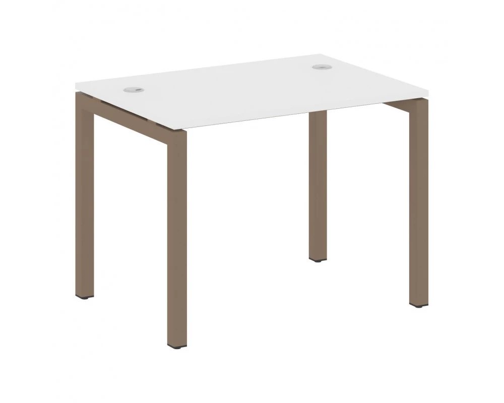 Стол письменный на П-образном м/к 1000x720x750 Metal System Quattro 5x5