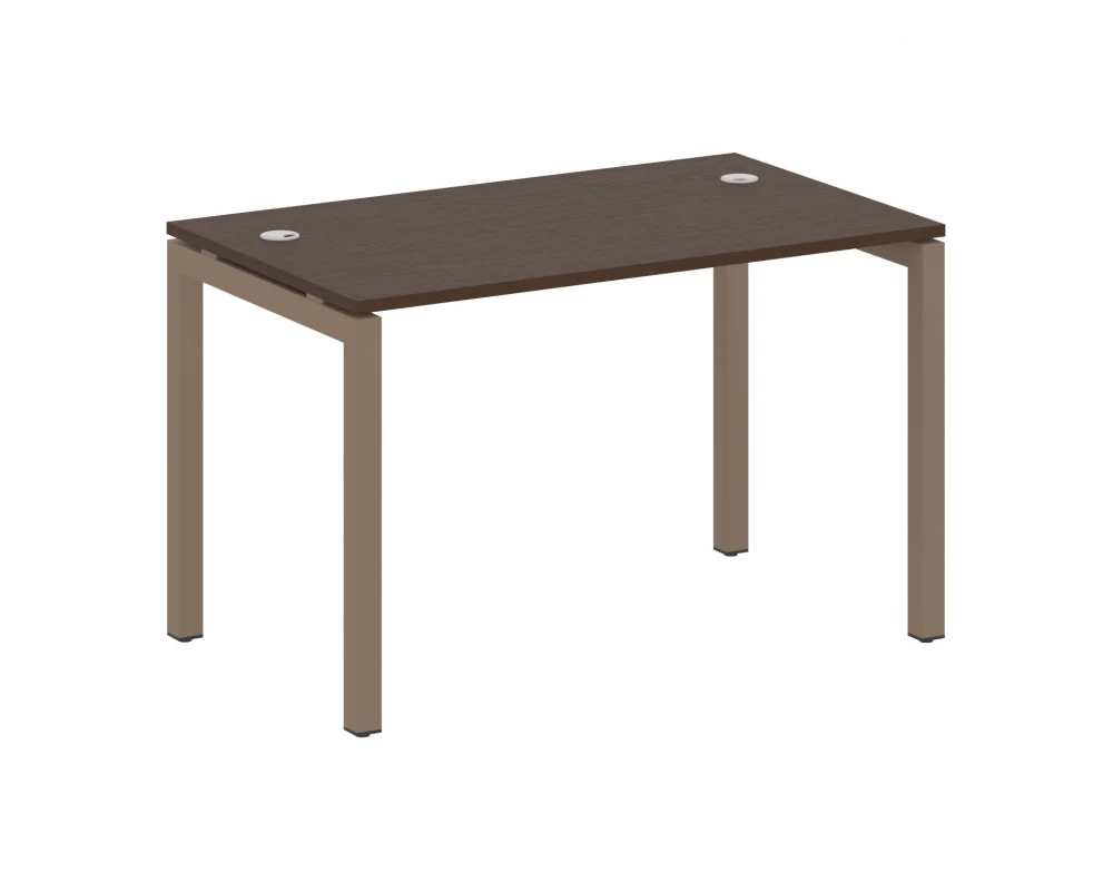 Стол письменный на П-образном м/к 1200x720x750 Metal System Quattro 5x5