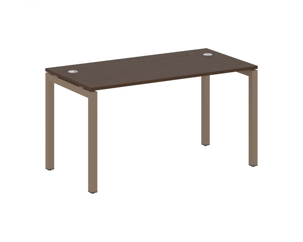 Стол письменный на П-образном м/к 1400x720x750 Metal System Quattro 5x5