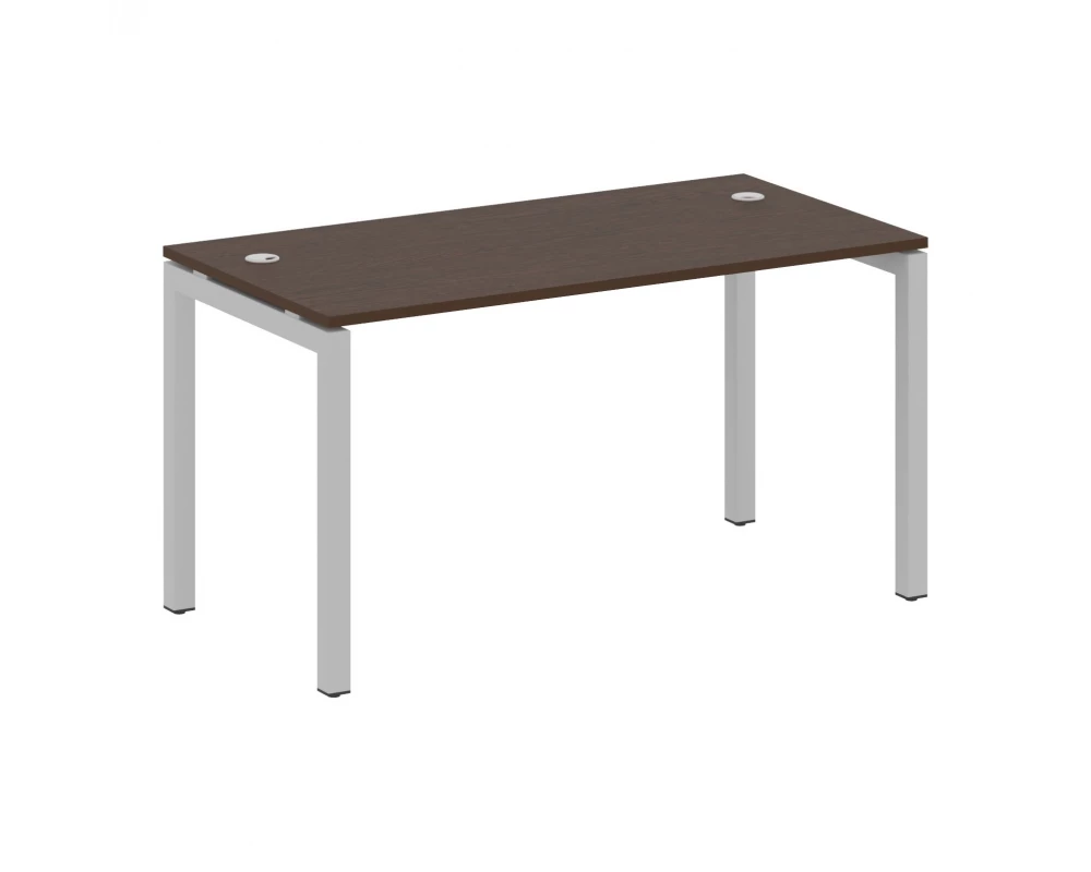 Стол письменный на П-образном м/к 1400x720x750 Metal System Quattro 5x5