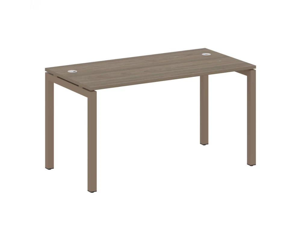 Стол письменный на П-образном м/к 1400x720x750 Metal System Quattro 5x5