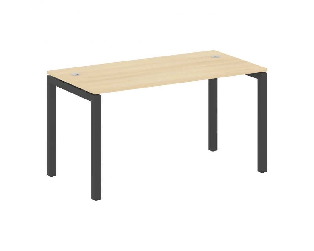 Стол письменный на П-образном м/к 1400x720x750 Metal System Quattro 5x5