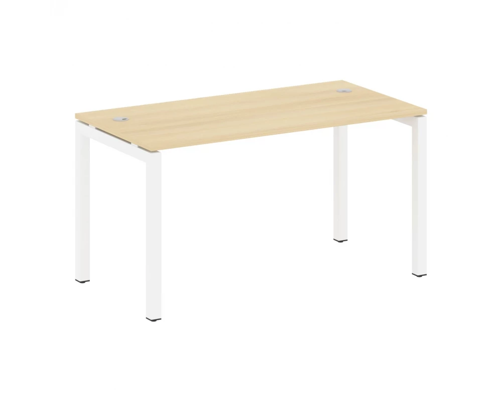 Стол письменный на П-образном м/к 1400x720x750 Metal System Quattro 5x5