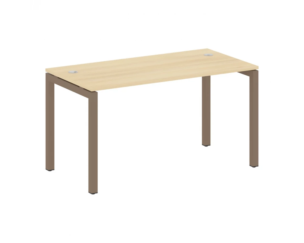 Стол письменный на П-образном м/к 1400x720x750 Metal System Quattro 5x5