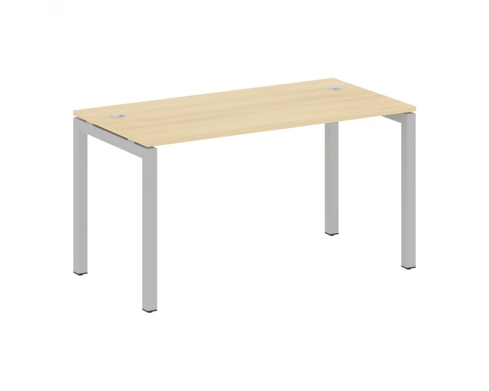 Стол письменный на П-образном м/к 1400x720x750 Metal System Quattro 5x5