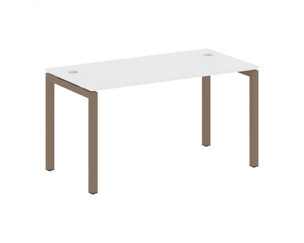 Стол письменный на П-образном м/к 1400x720x750 Metal System Quattro 5x5