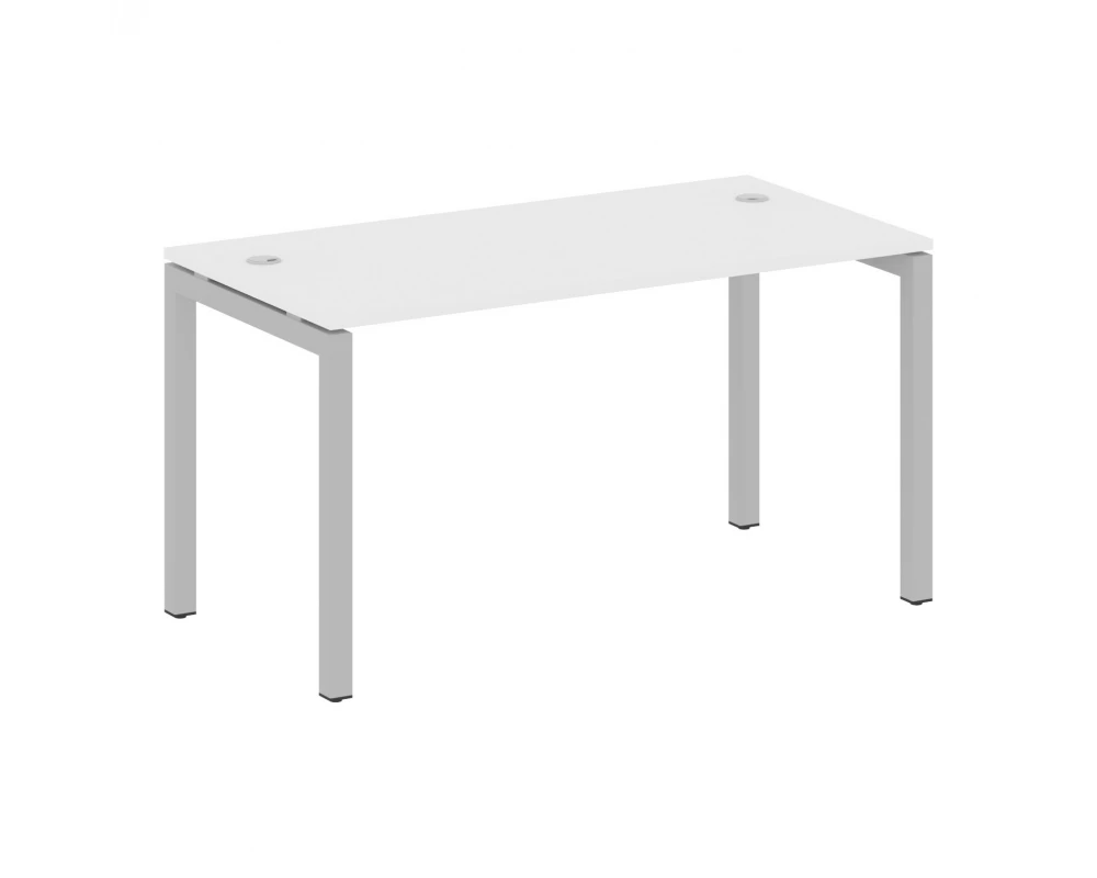 Стол письменный на П-образном м/к 1400x720x750 Metal System Quattro 5x5