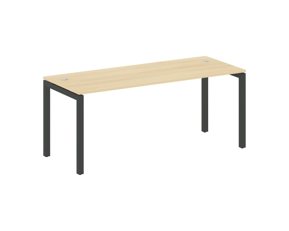 Стол письменный на П-образном м/к 1800x720x750 Metal System Quattro 5x5