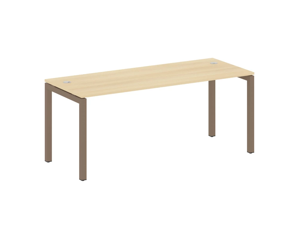 Стол письменный на П-образном м/к 1800x720x750 Metal System Quattro 5x5