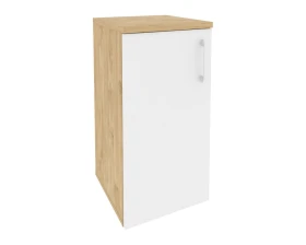 Шкаф низкий узкий левый (1 низкий фасад ЛДСП) 400x420x823 Оникс / Onix images