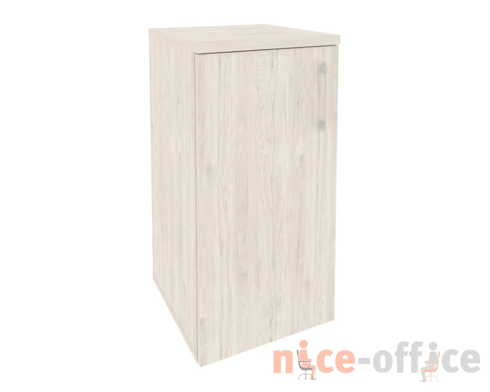 Шкаф низкий узкий левый (1 низкий фасад ЛДСП) 400x420x823 Оникс / Onix