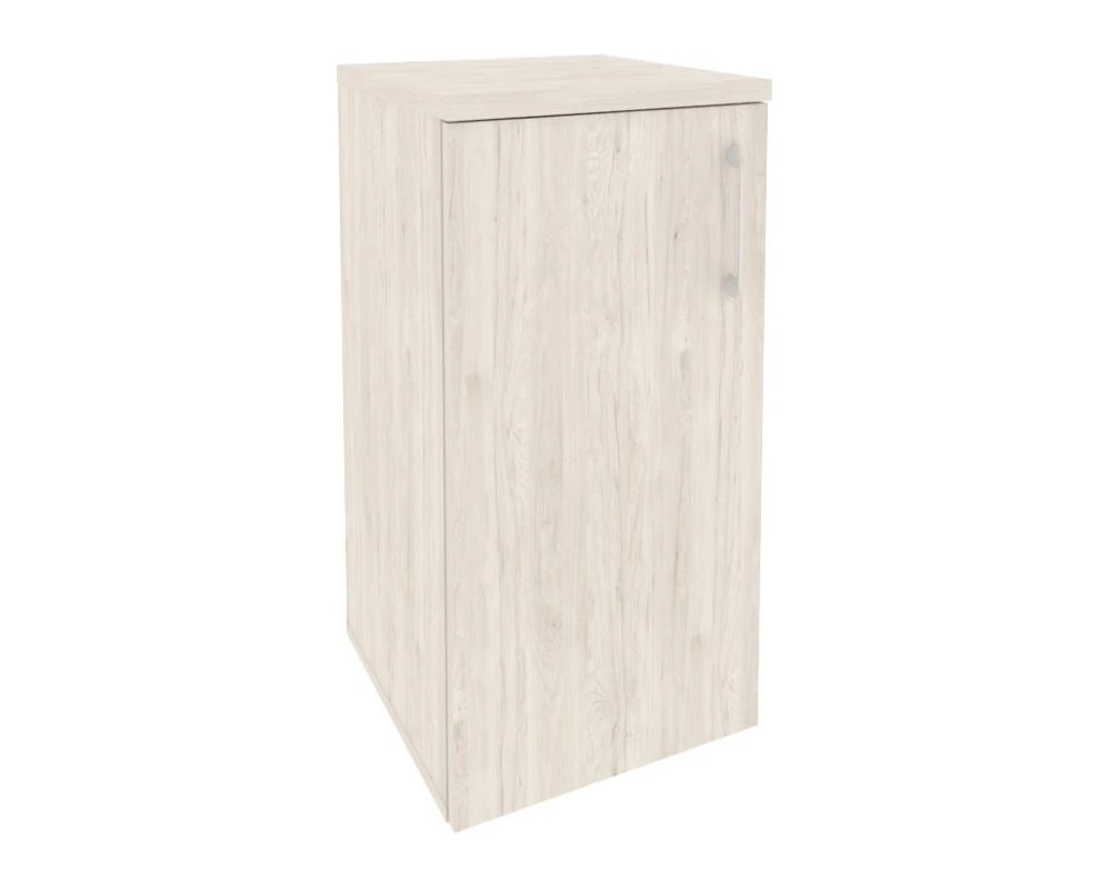 Шкаф низкий узкий левый (1 низкий фасад ЛДСП) 400x420x823 Оникс / Onix