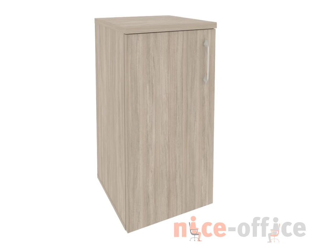 Шкаф низкий узкий левый (1 низкий фасад ЛДСП) 400x420x823 Оникс / Onix