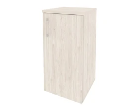 Шкаф низкий узкий правый (1 низкий фасад ЛДСП) 400x420x823 Оникс / Onix images