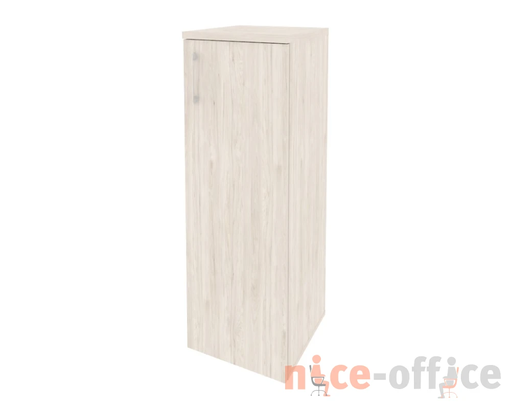 Шкаф средний узкий правый (1 средний фасад ЛДСП) 400x420x1207 Оникс / Onix