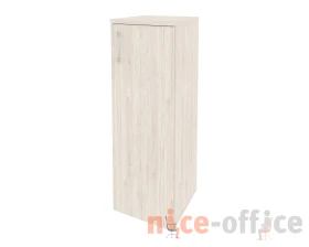 Шкаф средний узкий правый (1 средний фасад ЛДСП) 400x420x1207 Оникс / Onix images
