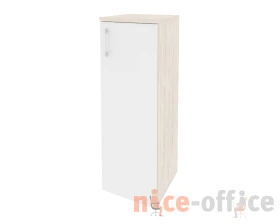 Шкаф средний узкий правый (1 средний фасад ЛДСП) 400x420x1207 Оникс / Onix images
