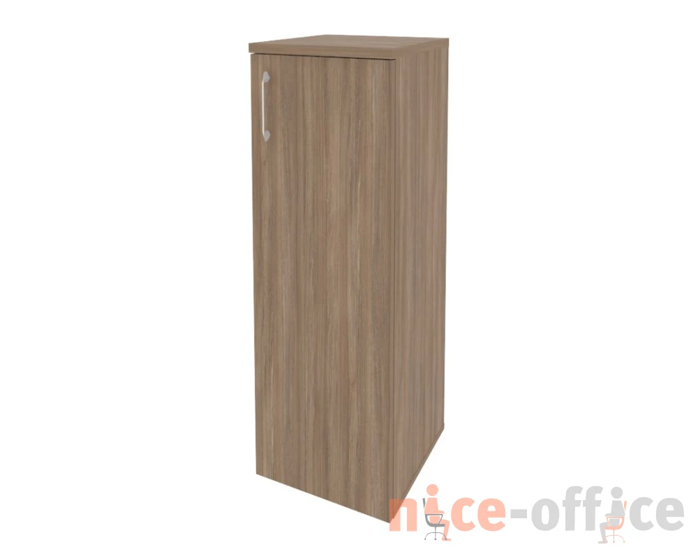 Шкаф средний узкий правый (1 средний фасад ЛДСП) 400x420x1207 Оникс / Onix