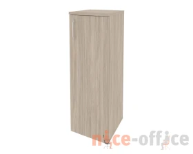 Шкаф средний узкий правый (1 средний фасад ЛДСП) 400x420x1207 Оникс / Onix images